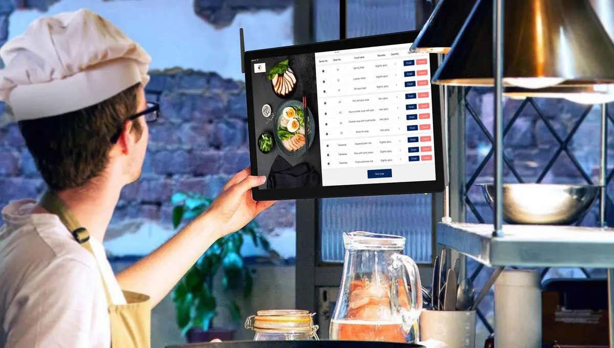 Διαχείριση ψηφιακού μενού από tablet σε αλυσίδα εστιατορίων
